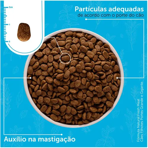 Ração Fórmula Natural Fresh Meat Cães Filhote Grande e Gigante Frango 12KG