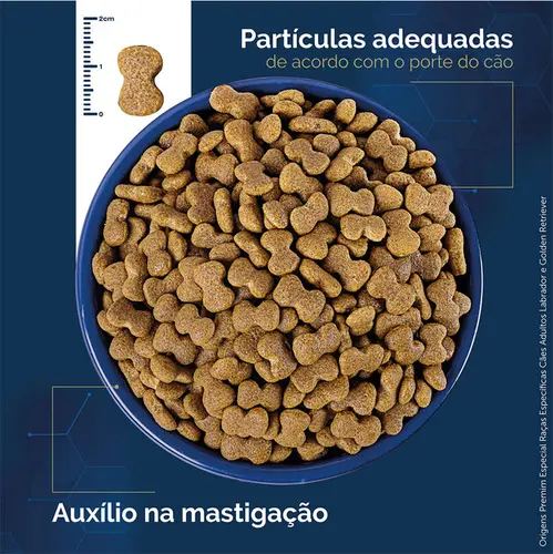 Ração Origens Cães Adultos Raças Específicas Labrador e Golden 15KG