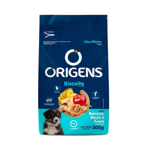 ORIGENS BISCOITO FILHOTE BANANA 300G 300G