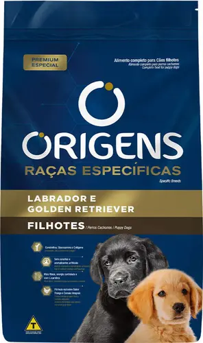 ORIGENS LABRADOR/GOLDEN FILHOTE 15KG