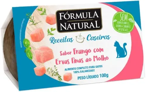 FORMULA NATURAL RECEITA CASEIRA GATOS FRANGO 100G