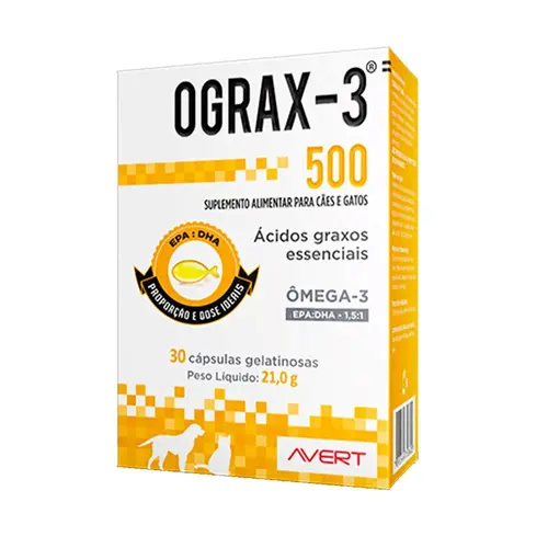 OGRAX-3 500MG 30 CÁPSULAS
