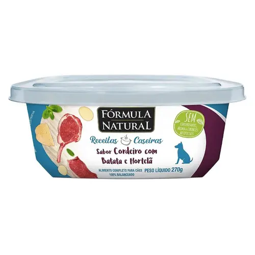 FORMULA NATURAL RECEITA CASEIRA CORDEIRO 270G