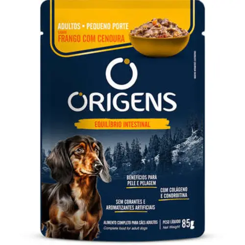 ORIGENS SACHE FRANGO PEQUENO PORTE 85G
