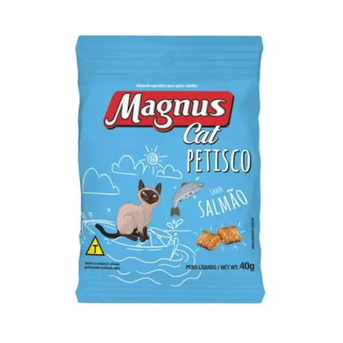 Petisco Magnus Gatos Adultos Sabor Salmão
