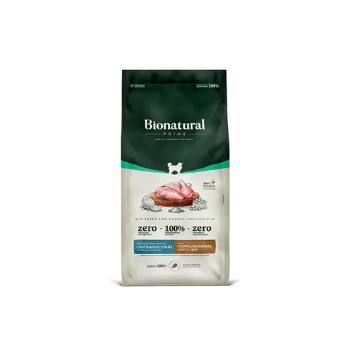 BIONATURAL RAÇAS MEDIAS E GRANDES FRANGO CADASTRADOS/LIGHT 15KG