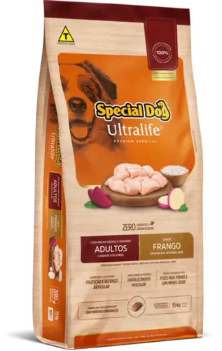 SPECIAL DOG ULTRALIFE RAÇAS GRANDES ADULTO 15KG