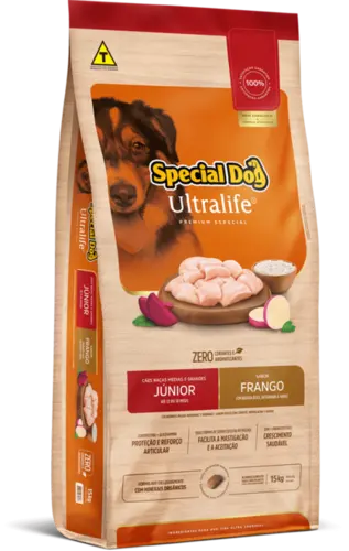 SPECIAL DOG ULTRALIFE RAÇAS GRANDES JUNIOR 15KG