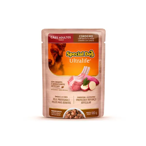 SPECIAL DOG ULTRALIFE SACHE CORDEIRO 100G