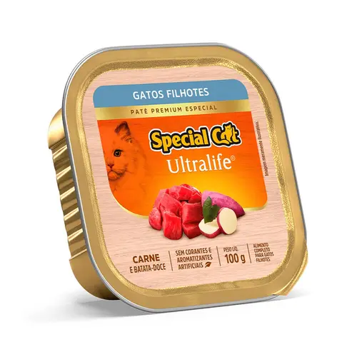 SPECIAL CAT ULTRALIFE PATÊ FILHOTE CARNE 100G