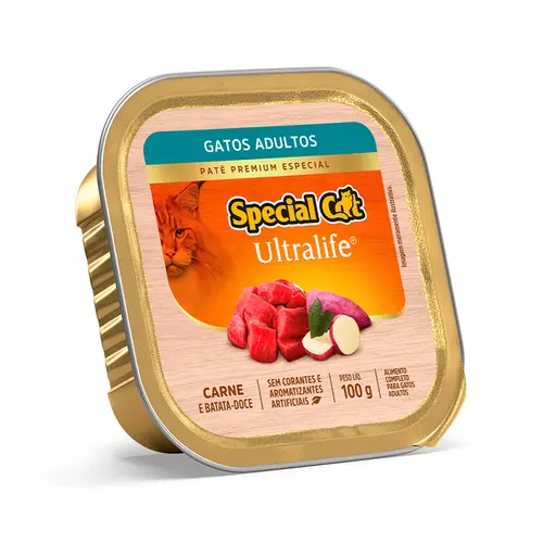 SPECIAL CAT ULTRALIFE PATÊ ADULTO CARNE 100G