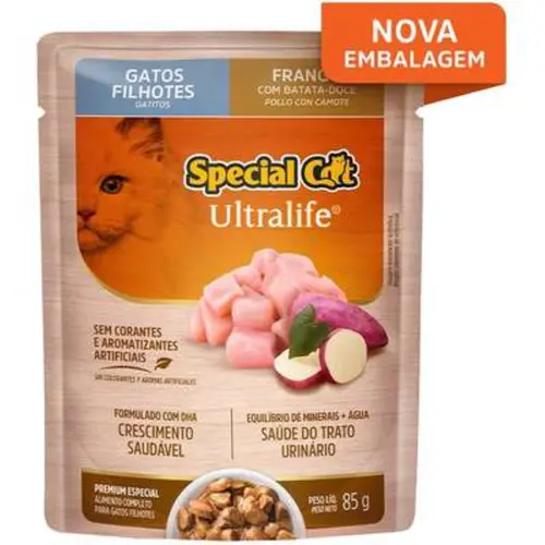 SPECIAL CAT ULTRALIFE SACHÊ FILHOTE FRANGO 85G