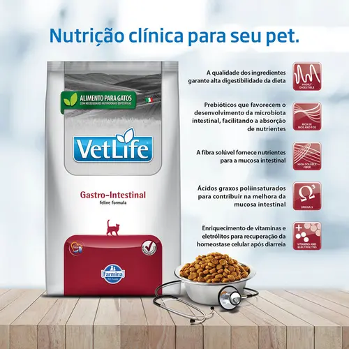 VET LIFE FELINE GASTRO INTESTINAL 2KG