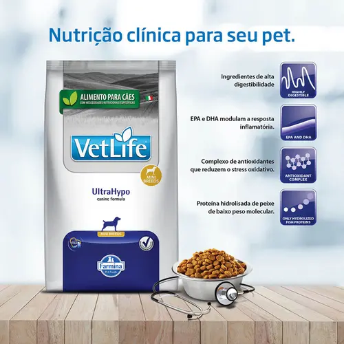 VET LIFE CANINE ULTRAHYPO MINI 2KG