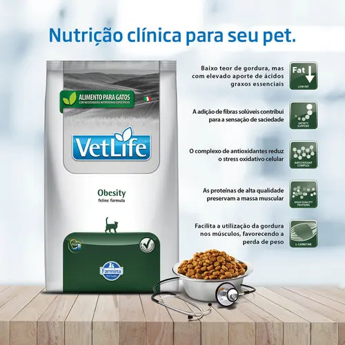 VET LIFE FELINE OBESITY 2KG