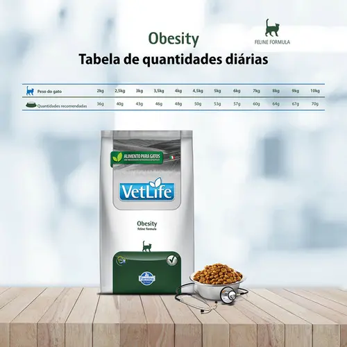 VET LIFE FELINE OBESITY 2KG