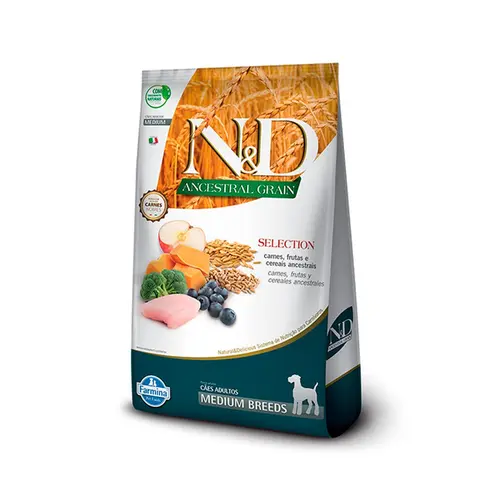 N&D ANCESTRAL SELETION CANINE MED ADULTO 15KG