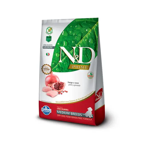 N&D PRIME CANINE FRANGO PUPPY MEDIUM 10,1KG