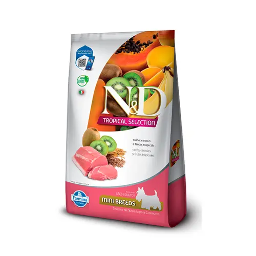 N&D TROPICAL SELECTION CANINE SUINO MINI 2KG + 500G 2,5KG