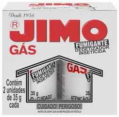 JIMO GAS FULMIGANTE C/ 2 TUBOS 35G
