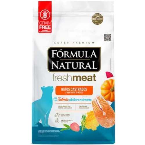 FORMULA NATURAL FRESH MEAT GATO CASTRADO SALMAO 1KG