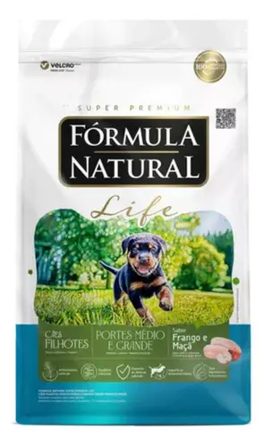 FORMULA NATURAL LIFE PORTE MED/GRD FILHOTE 7KG 2,5KG