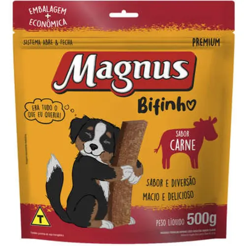 Petisco Magnus Bifinho para Cães Sabor Carne 60G