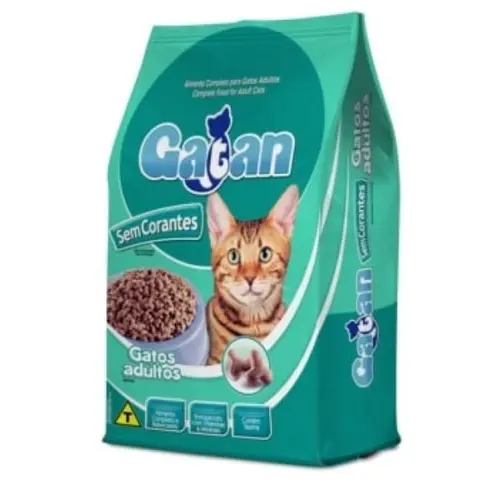 Ração Gatan Gatos Adultos Sabor Carne e Frango