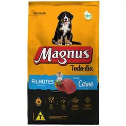 Ração Magnus Todo Dia Cães Filhotes Sabor Carne