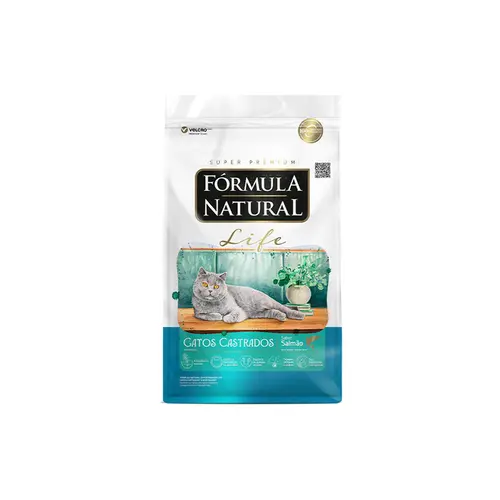 FORMULA NATURAL LIFE GATO CASTRADO SALMAO 7KG