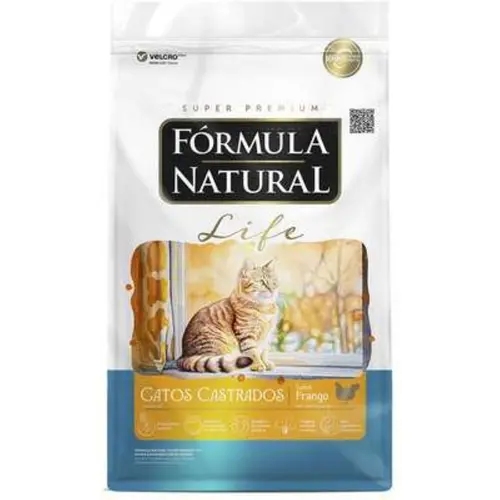 FORMULA NATURAL LIFE GATO CASTRADO FRANGO 7KG