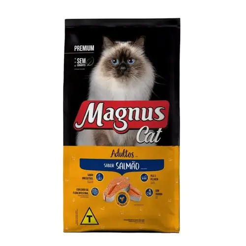 Ração Magnus Gatos Adultos Sabor Salmão 2,5KG