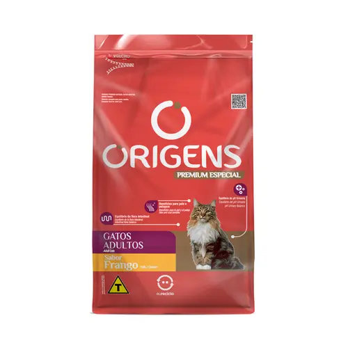 ORIGENS GATO FRANGO ADULTO