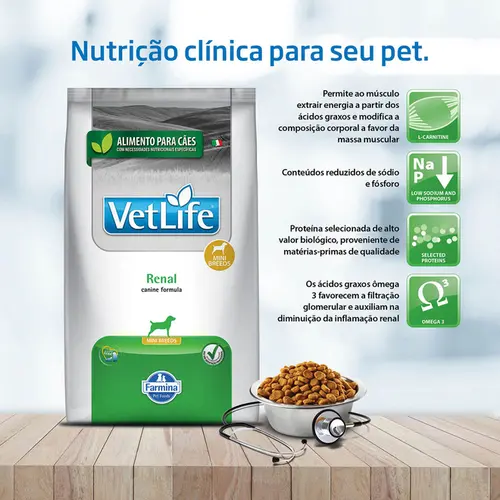 VET LIFE CANINE RENAL MINI 10,1KG