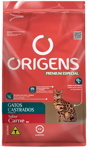 ORIGENS GATO CASTRADO CARNE