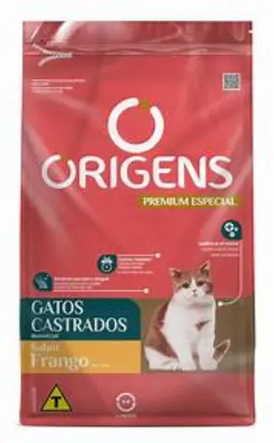 ORIGENS GATO CASTRADO FRANGO