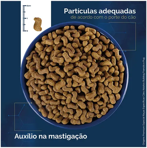 ORIGENS BULDOG F/PUG ADULTO