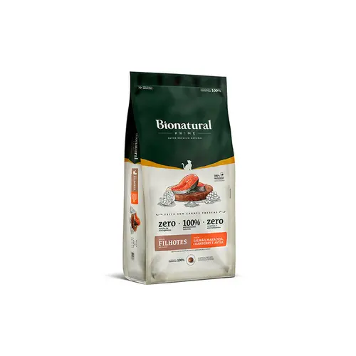 BIONATURAL GATOS FILHOTES SALMÃO 7,5KG