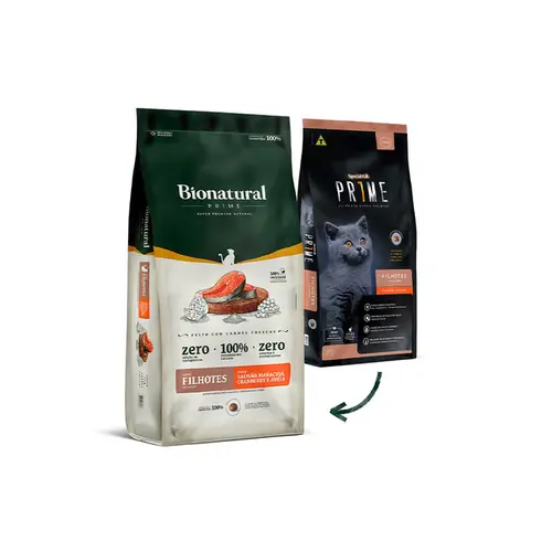 BIONATURAL GATOS FILHOTES SALMÃO