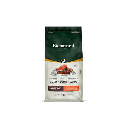 BIONATURAL GATOS ADULTOS SALMÃO