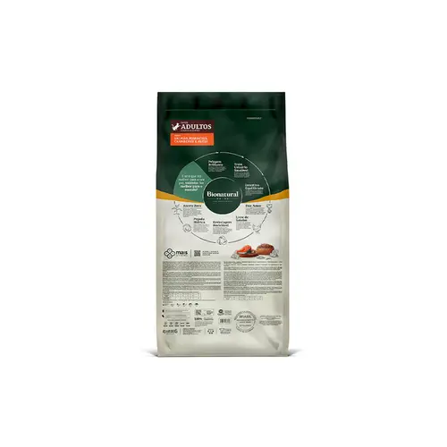 BIONATURAL GATOS ADULTOS SALMÃO