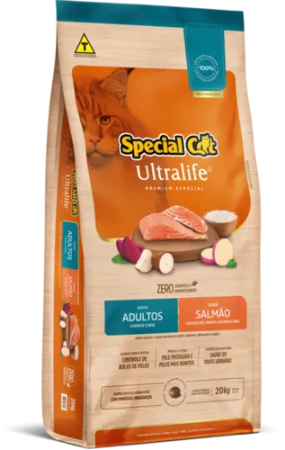 SPECIAL CAT ULTRALIFE SALMÃO ADULTO