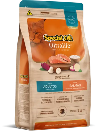 SPECIAL CAT ULTRALIFE SALMÃO ADULTO 3KG