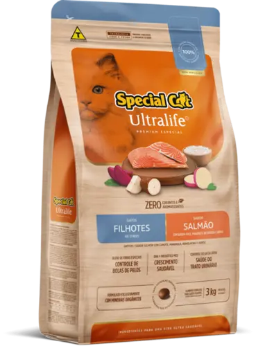 SPECIAL CAT ULTRALIFE SALMÃO FILHOTE 1KG
