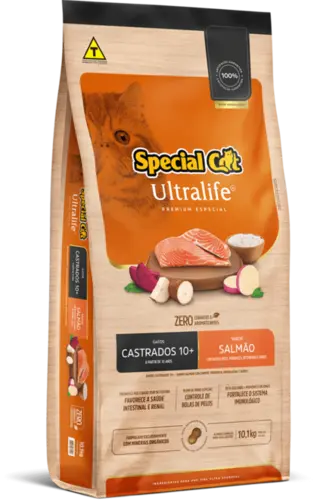 SPECIAL CAT ULTRALIFE CASTRADOS 10+ SALMÃO