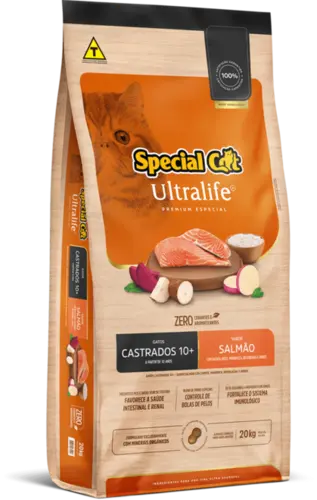 SPECIAL CAT ULTRALIFE CASTRADOS 10+ SALMÃO