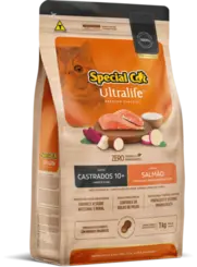 SPECIAL CAT ULTRALIFE CASTRADOS 10+ SALMÃO 3KG