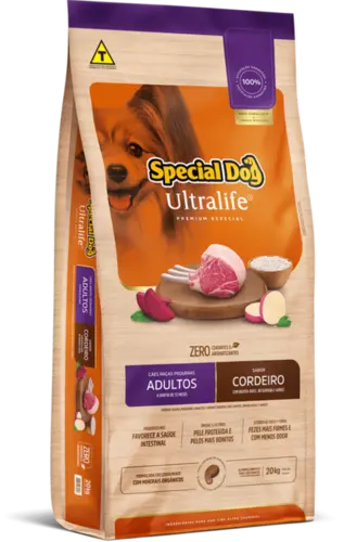 SPECIAL DOG ULTRALIFE RAÇAS PEQUENAS CORDEIRO ADULTO