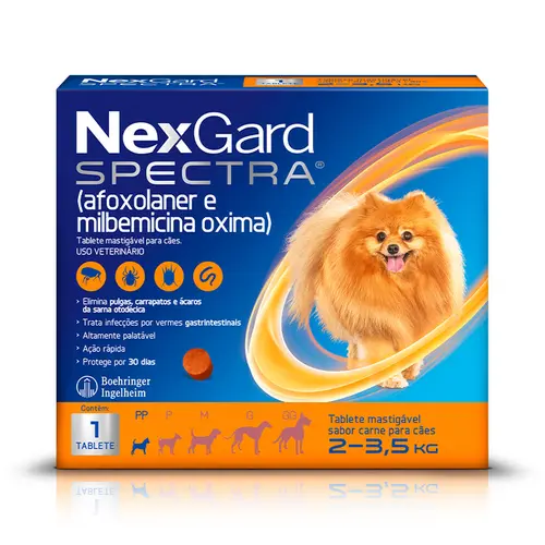 NEXGARD SPECTRA PP 2-3,5KG 0,5G