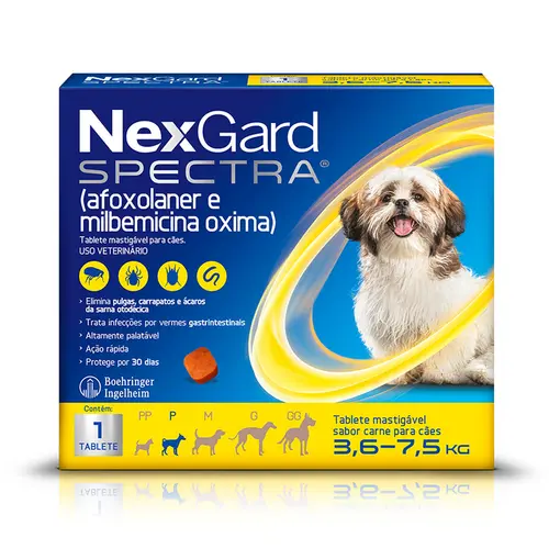 NEXGARD SPECTRA P 3,6-7,5KG 1G